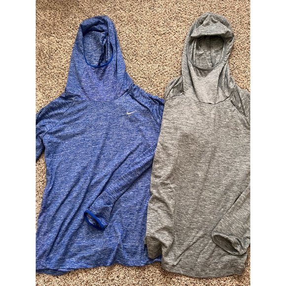 Nike Womens Running Lightweight Pullover Hoodie  with Thumbholes Bundle med - Picture 1 of 5